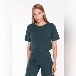 Ripley Rader Forest Ponte Knit Short Sleeve Set